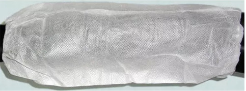 PP Dustproof οινόπνευμα κάλυψης μανικιών PE υλικό μίας χρήσης ανθεκτικό